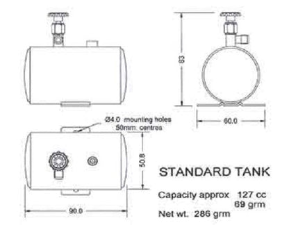 BIX 15 - Refillable Gas Tank - Standard