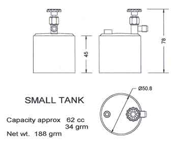 BIX 16 - Refillable Gas Tank - Small