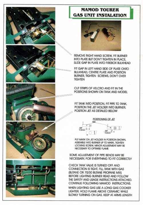 BIX 20 - Gas Adapter unit for Mamod Roadsters