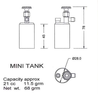 BIX Mini - Refillable Gas Tank - Mini