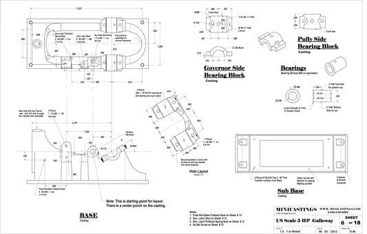 MiniSteam 1-8 Galloway Drawings