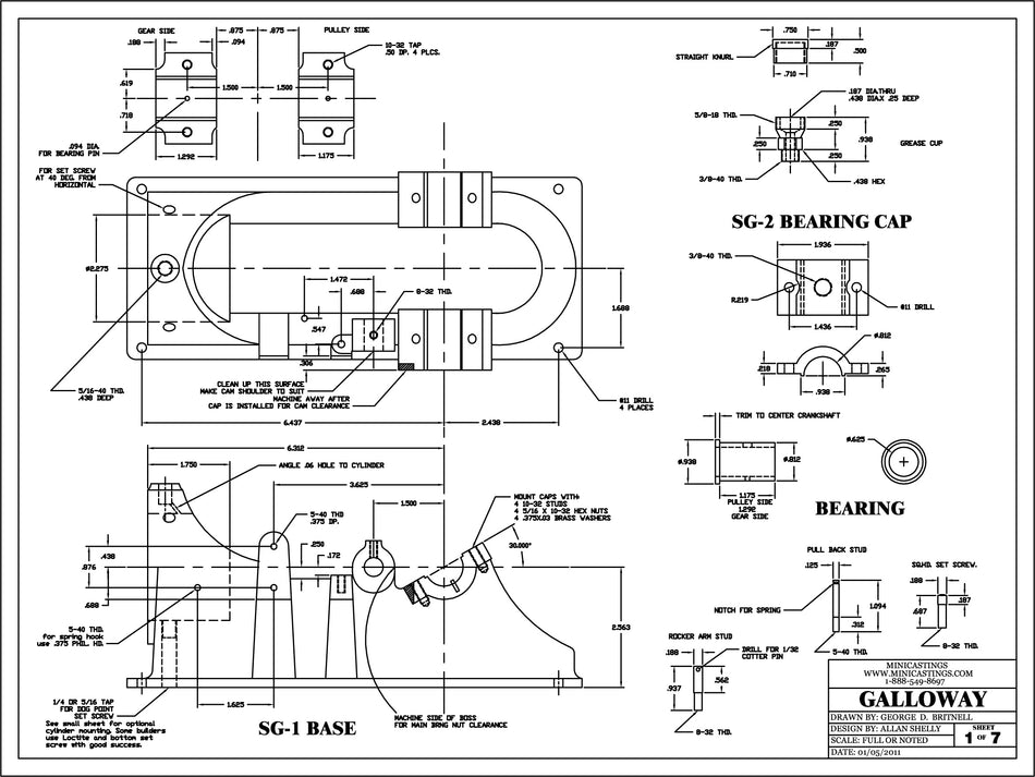 MiniSteam 1-3 Galloway Drawings