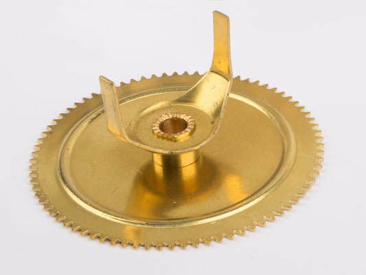 Cog wheel and engaging piece, brass for Wilesco D 366, 396, 406, 496, 409, 499