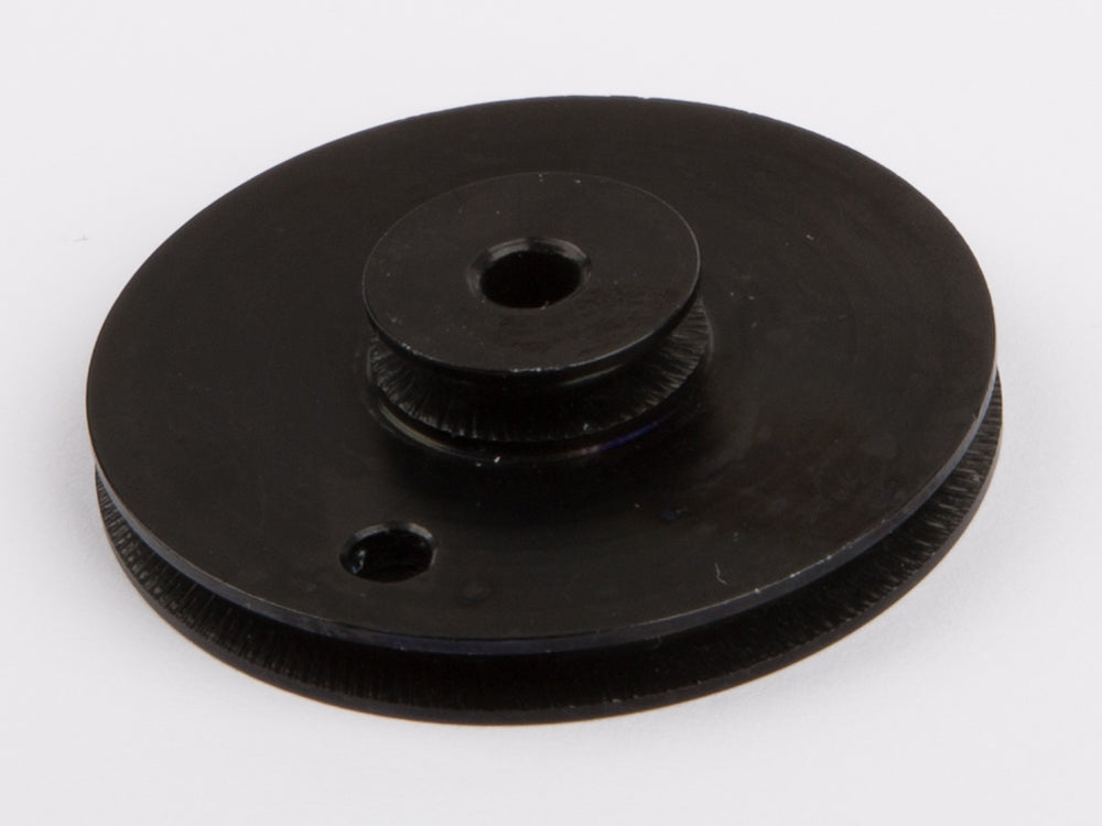 Grooved pulley, aluminium, black, 38 mm diameter for Wilesco D 409, 499