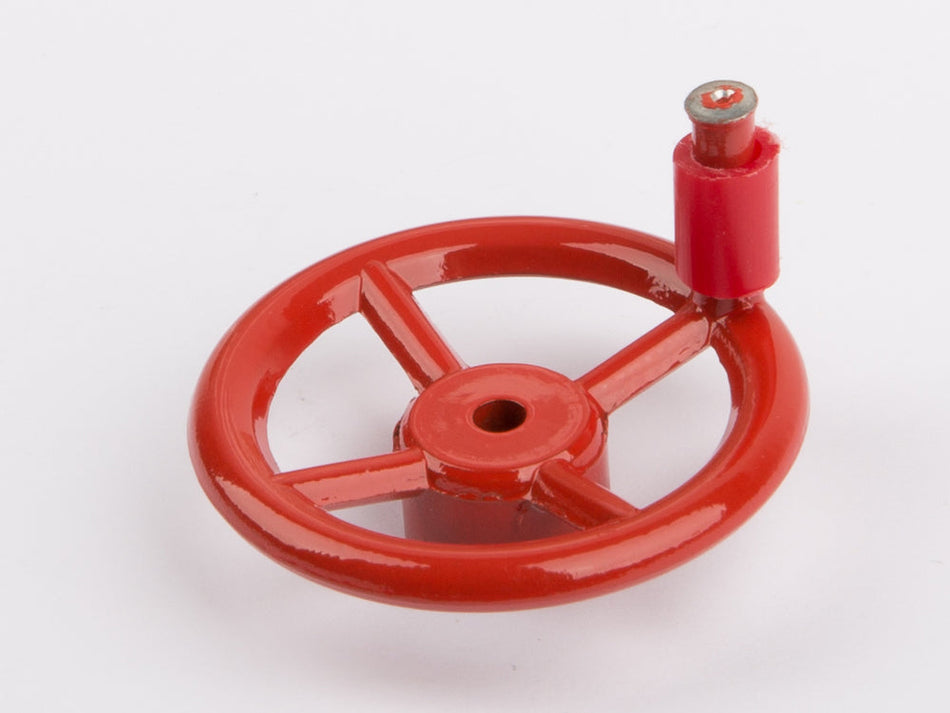 Wilesco 01797 Steering wheel, red for Wilesco D 305, 310, 365, 395, 405, 495