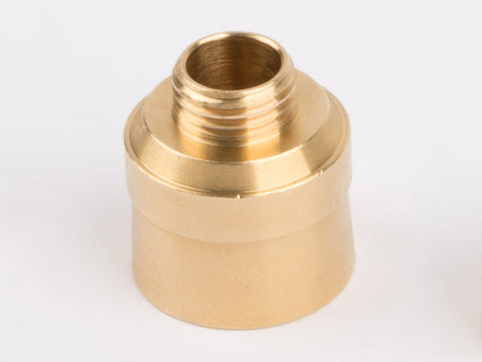 Smoke stack base, brass for Wilesco D 366, 396, 406, 496, 409, 499