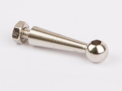 Handrail support, nickel plated, with nut for Wilesco D18, 20, 22, 24, D 161 (from 2019), D 455, T90