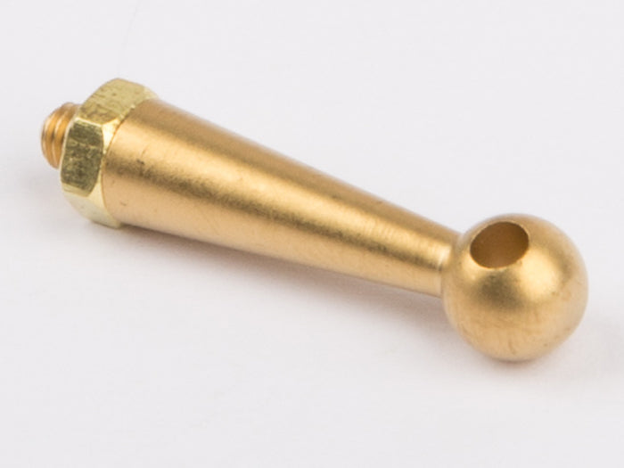 Handrail support, brass, with nut for Wilesco D21, D456