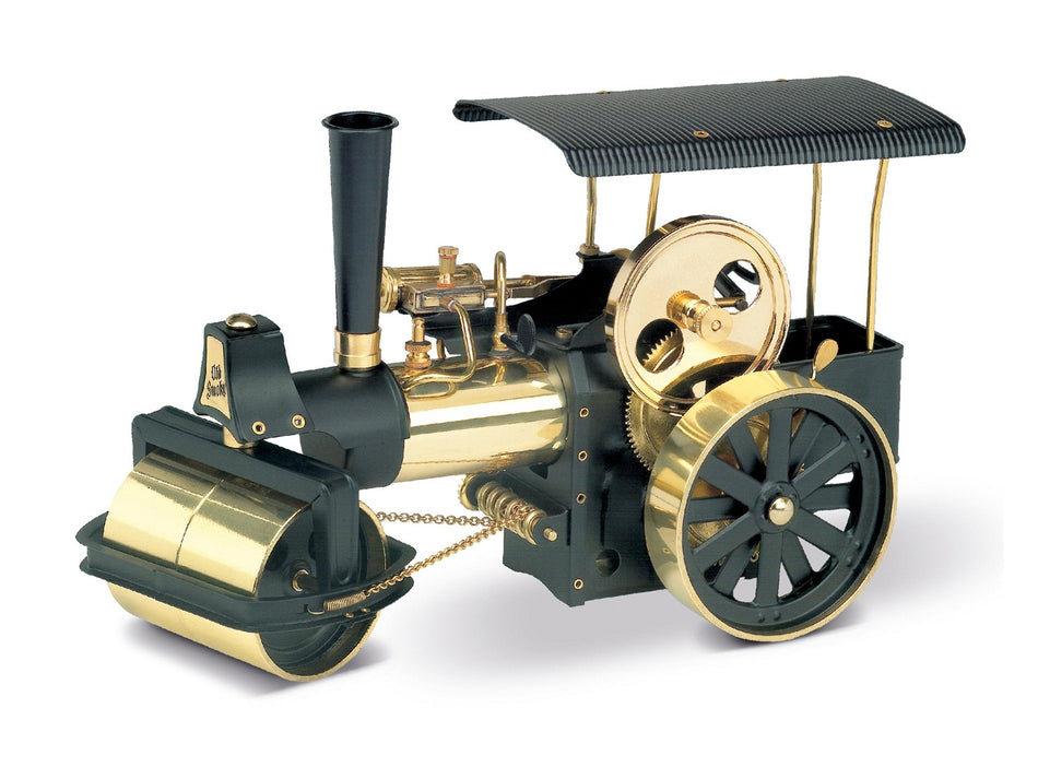 Wilesco D366 Steam Roller Black-Brass