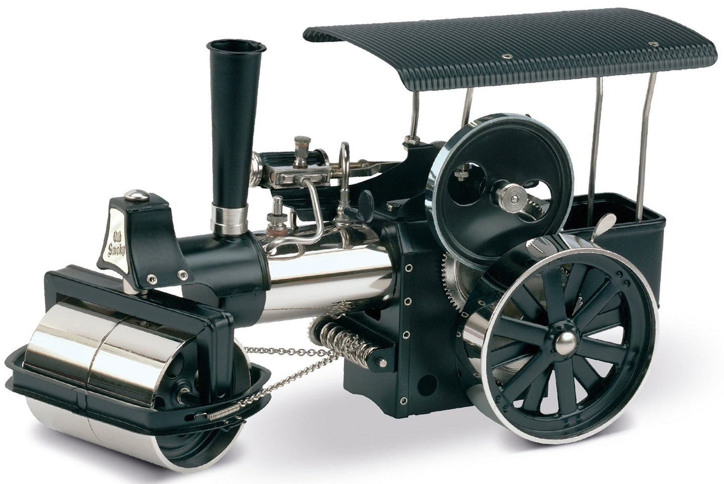 Wilesco D368 Steam Roller Black-Nickel