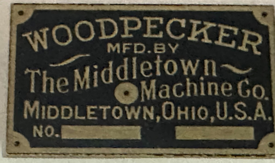 MiniSteam Woodpecker Name Plate